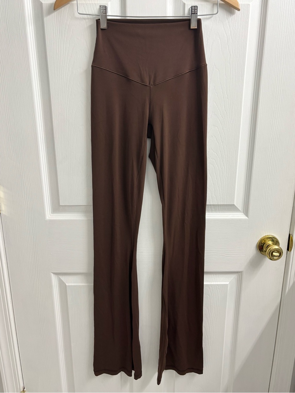 Aerie Offline Flare Leggings Small Brown Long Bootcut Loungewear Athleisure